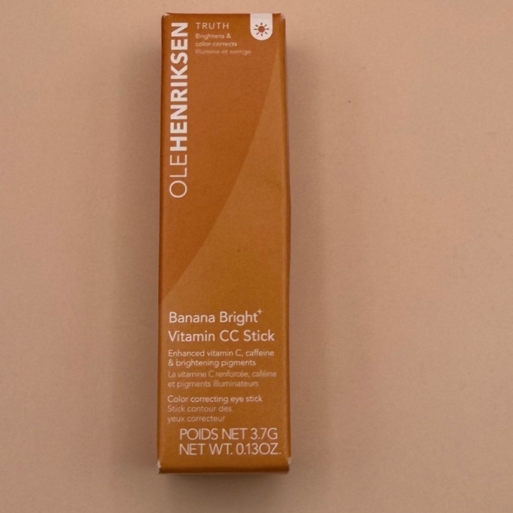 Olehenriksen Banana Bright+ Vitamin CC Stick Guava‎ Eye Color Corrector 0.13oz